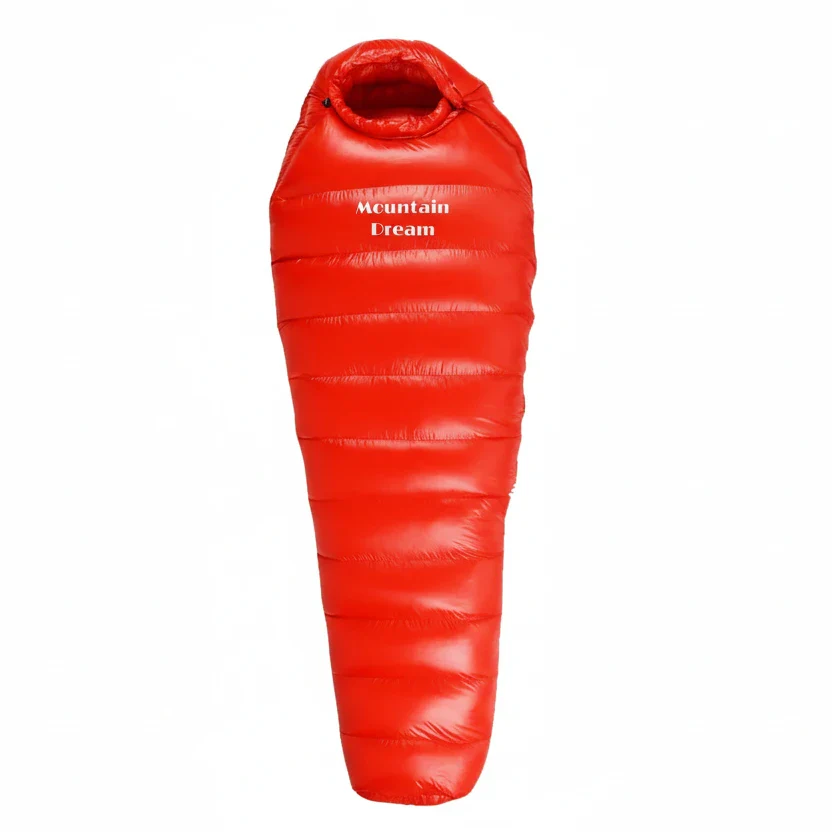 Sac de couchage duvet oie 800 FP 4 saisons 210×80×50 cm
