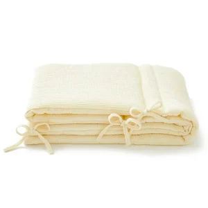 Tour de lit gaze de coton ECRU