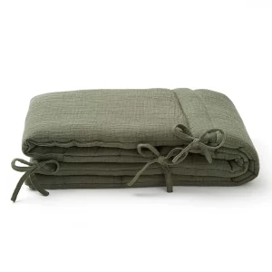 Tour de lit gaze de coton FOUGÈRE